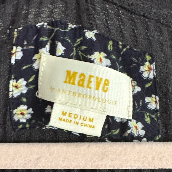 Anthropologie Maeve Pearson Black V Neck Oversized Lightweight Thermal Medium - Picture 16 of 16